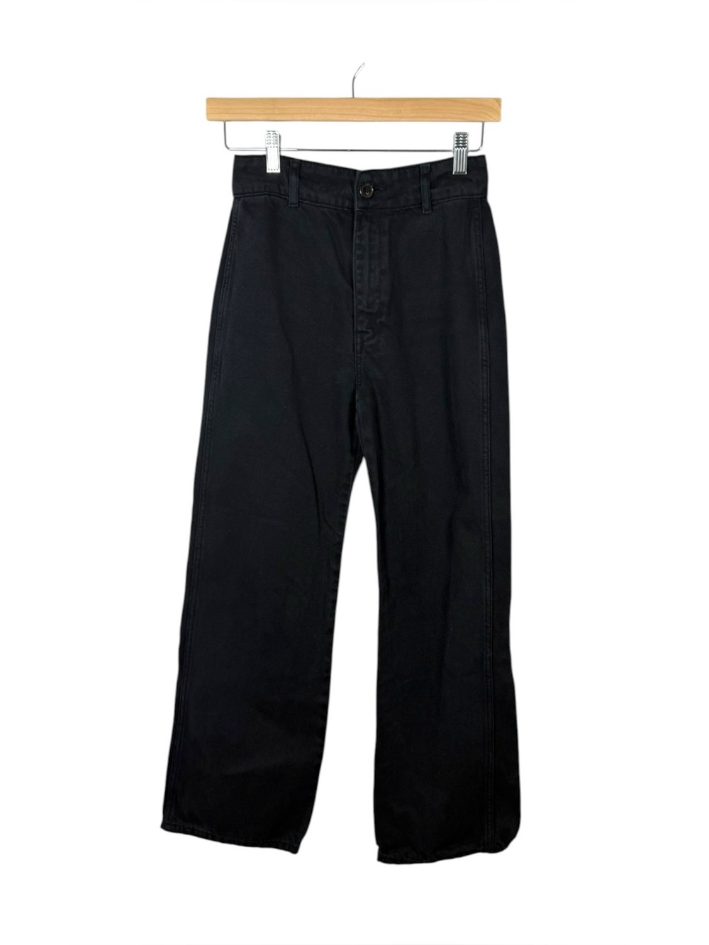Reformation Cary Jeans Black Slouchy Wide Leg Lived In Size 23